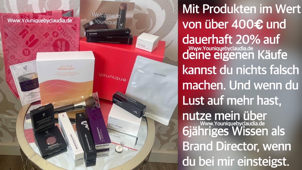 Younique Brand Ambassador Starterkit Beautybox 2023