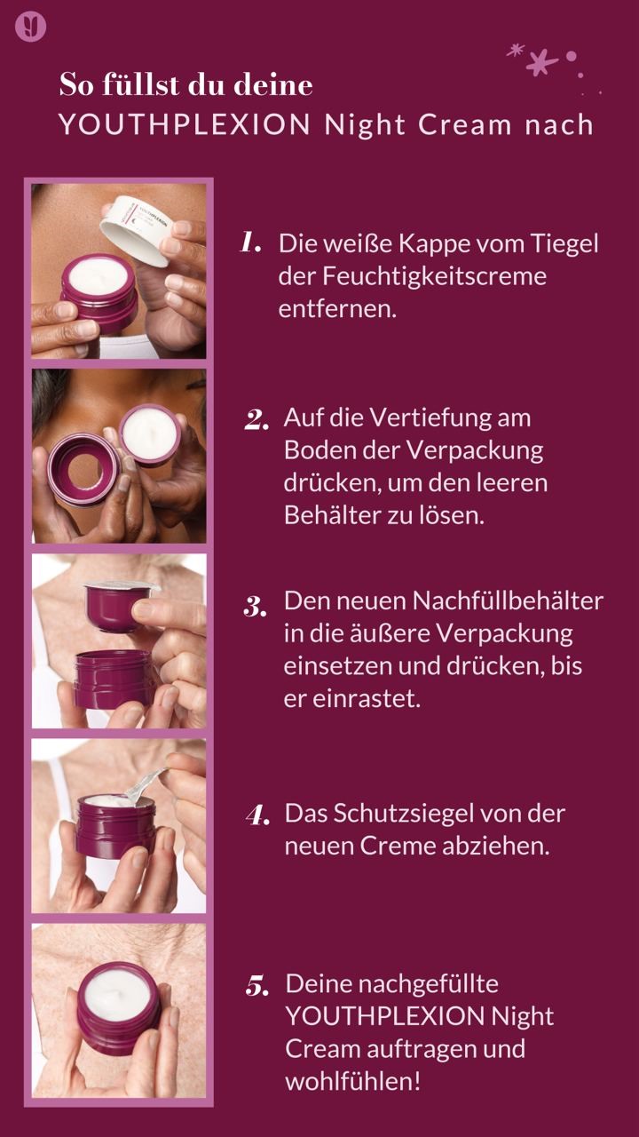 Younique Youthplexion Nachtcreme Glowplexion Anleitung Nachfüllung