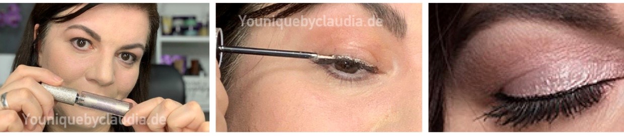 Younique Glitterliner auch als Lidschatten