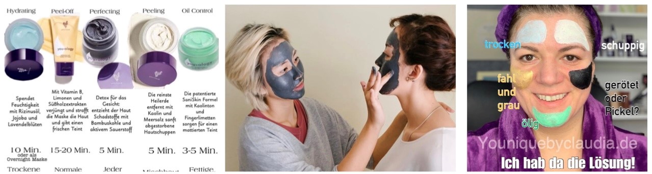 Younique Youology Systempflege Masken