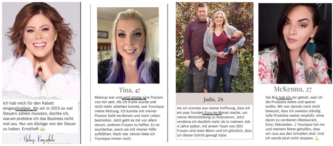 Erfahrungsbericht 6 Jahre Younique Top Verdiener Makeup empfehlen Passion Steuerabzug Finanzierung 