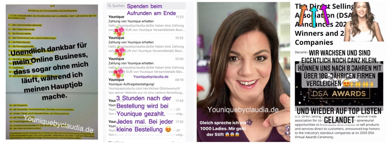 Erfahrungsbericht 6 Jahre Younique von zu Hause aus arbeiten Bezahlung nach drei Stunden