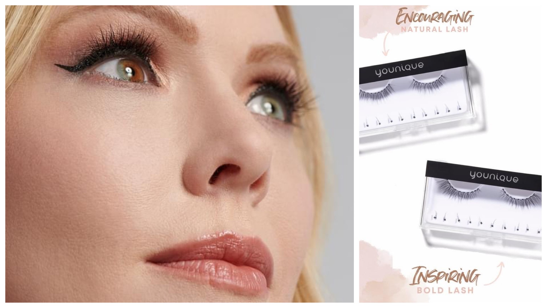 Younique Magnetische Wimpern Magnetic Lashes Anwendung Nahaufnahme 1