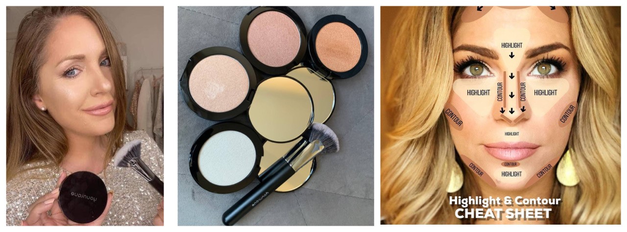 Younique schräger Fächerpinsel vegan Nutzung Übersicht und Anwendung Hightligher