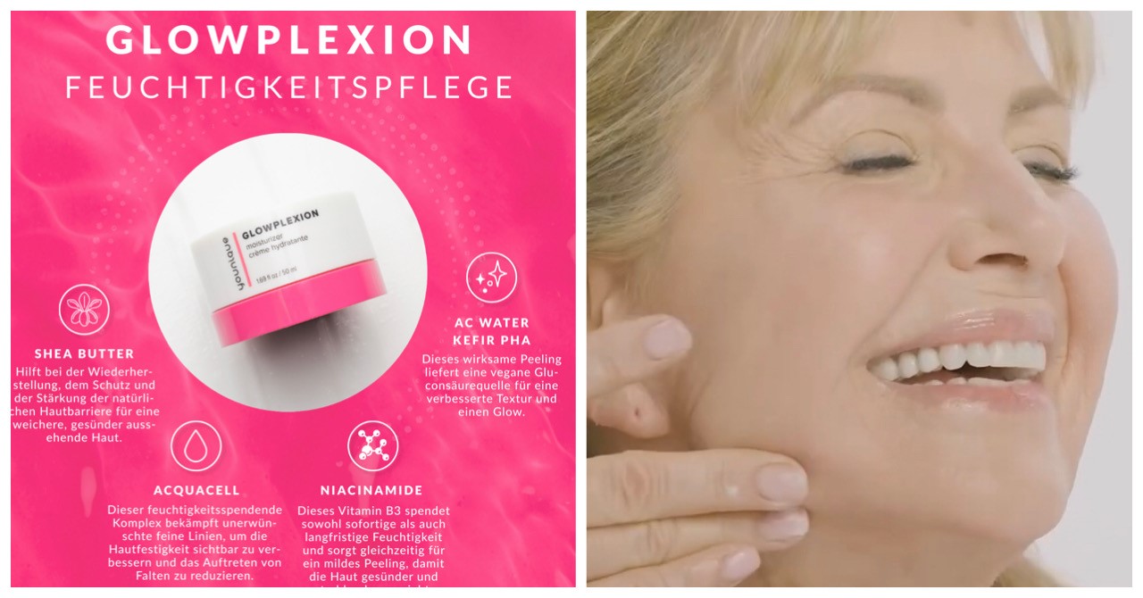 Younique Glowplexion Feuchtigkeitspflege Inhaltsstoffe und Vorteile