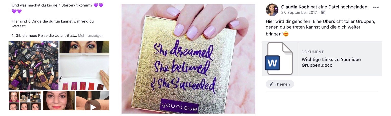 Younique starten team erfolgreich erfahrungsbericht2